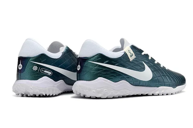 Nike Tiempo X 2024 Metallic Teal Turf Soccer Shoes 5