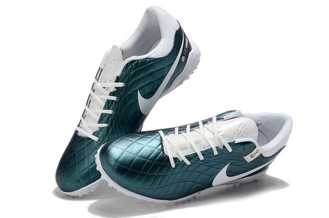 Nike Tiempo X 2024 Metallic Teal Turf Soccer Shoes 7