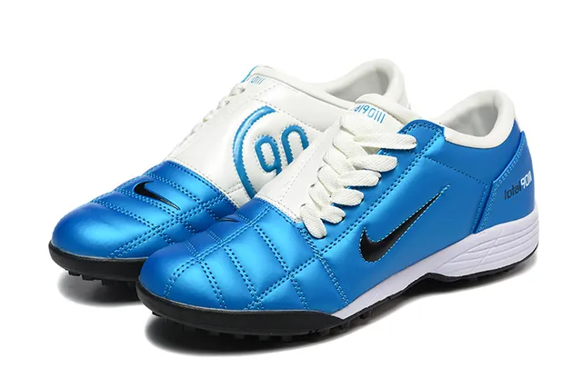 Nike Total 90 III Blue White Black Turf Soccer Shoes 8
