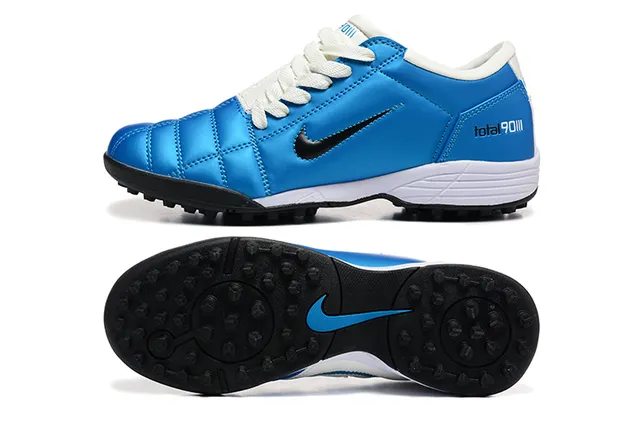 Nike Total 90 III Blue White Black Turf Soccer Shoes 9