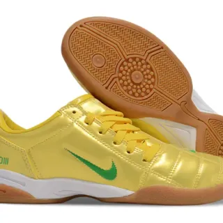 Nike Total90 III Amarillo Verde Metálico Zapatos de fútbol indoor