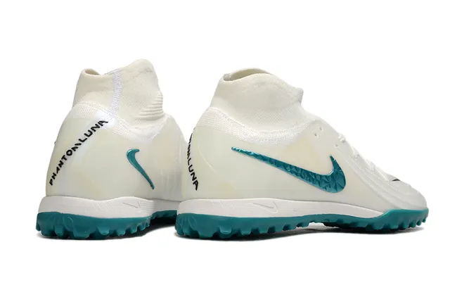 耐克 白 蓝 袜合身领口 刻面 青绿 Swoosh 草地足球鞋 5
