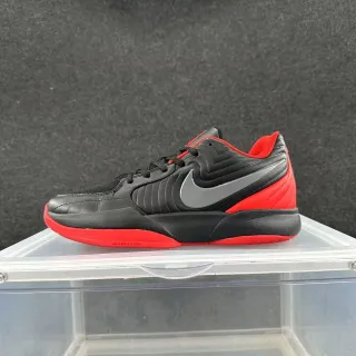 Nike Zoom أسود أحمر علوي صناعي متعدد الطبقات نسيج مموج أحذية رياضية