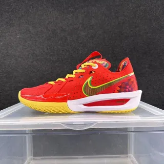 Nike Zoom Freak लाल पीले लो-कट पर्फोरेटेड मेश बास्केटबॉल जूते