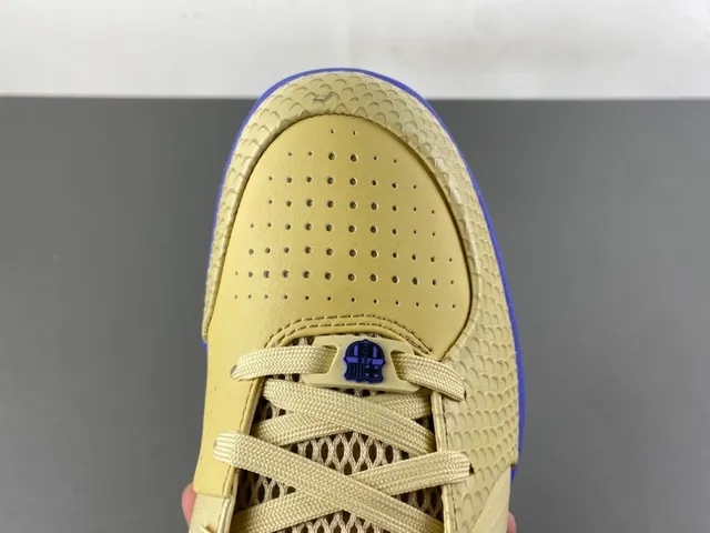 Nike Zoom Kobe IV बेज और रॉयल ब्लू बास्केटबॉल जूते 5