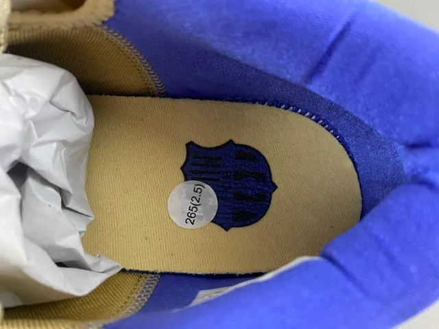 Nike Zoom Kobe IV बेज और रॉयल ब्लू बास्केटबॉल जूते 7