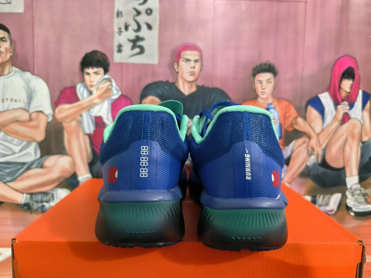 Nike ZoomX Blue and Mint Green Breathable Mesh Running Shoes 3
