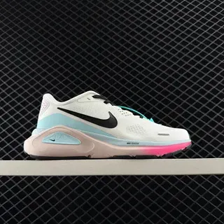 Nike ZoomX সাদা হালকা নীল গোলাপি গ্রেডিয়েন্ট রানিং জুতো