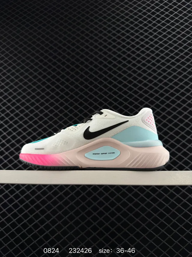 Nike ZoomX Zapatillas de correr con gradiente blanco azul claro rosa 5