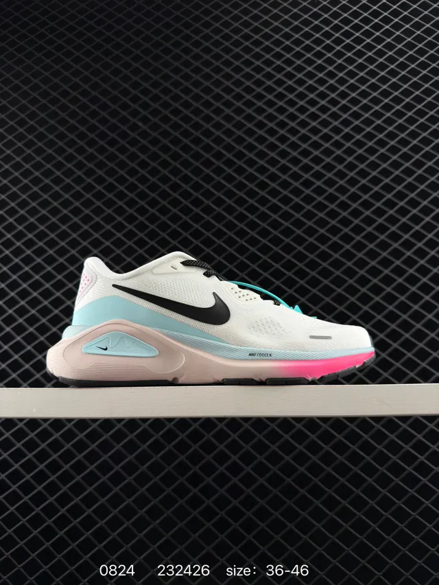 Nike ZoomX Zapatillas de correr con gradiente blanco azul claro rosa 6