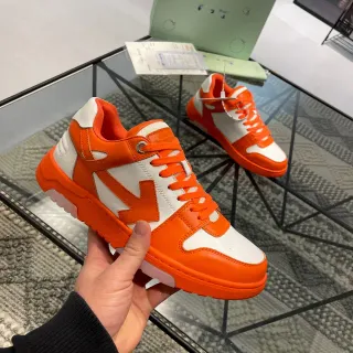 Off-White Orange Chunky Sculpted Sole Diagonal Arrow Logo Lifestyle Sneakers