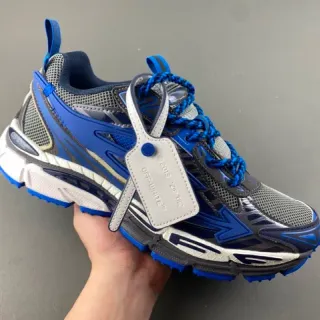Off-White x Nike Air Zoom Tempo Blue Chunky Sneakers