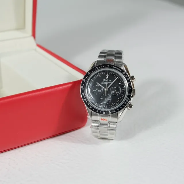 Omega Speedmaster Professional Black Dial Stainless Steel Mechanical Watch 4