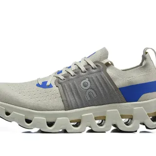 On Cloudmonster Beige Blue Gray रनिंग जूते