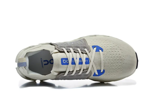 On Cloudmonster Beige Blue Gray রানিং জুতো 3