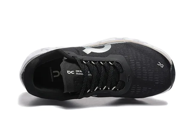 On Cloudmonster Chaussures de course Noir Blanc Gris 3