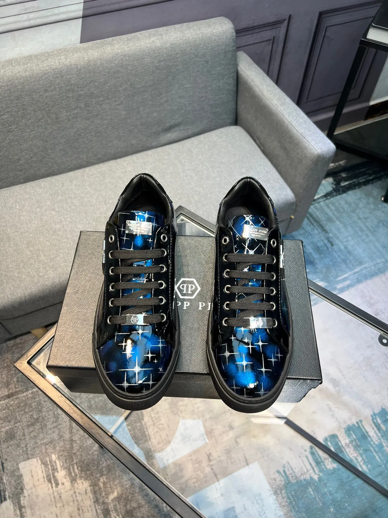 Philipp Plein Galaxy Print Low-Top Lifestyle Sneakers 2