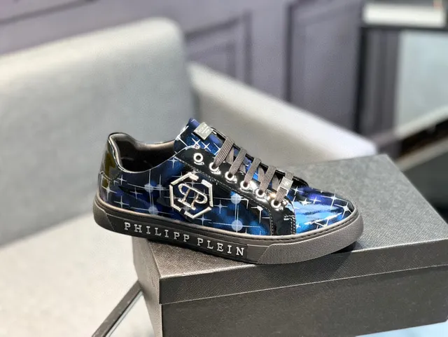 Philipp Plein Galaxy Print Low-Top Lifestyle Sneakers 9
