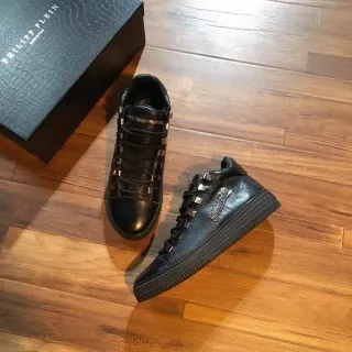 Philipp Plein मेटल आइलेट प्लेटफॉर्म लाइफस्टाइल स्नीकर