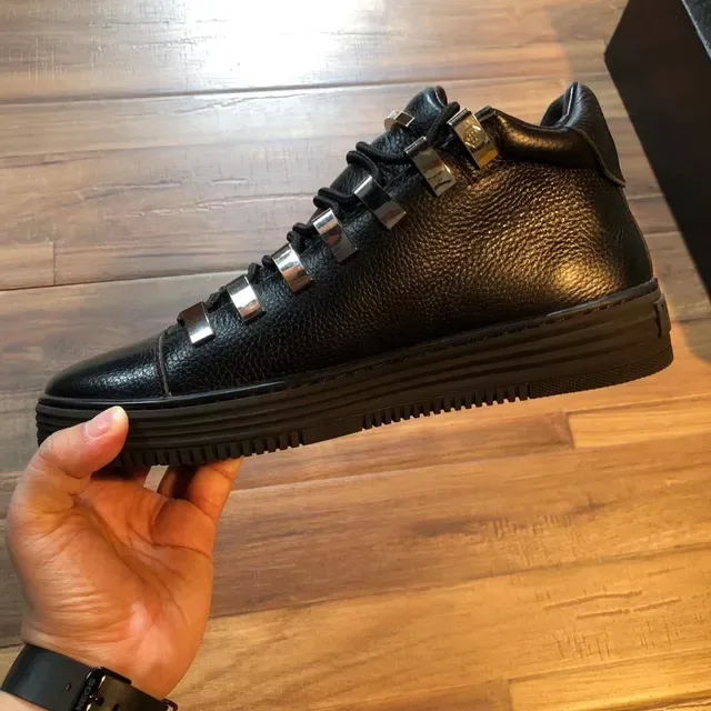 Philipp Plein মেটাল আইলেট প্ল্যাটফর্ম লাইফস্টাইল স্নিকার্স 4