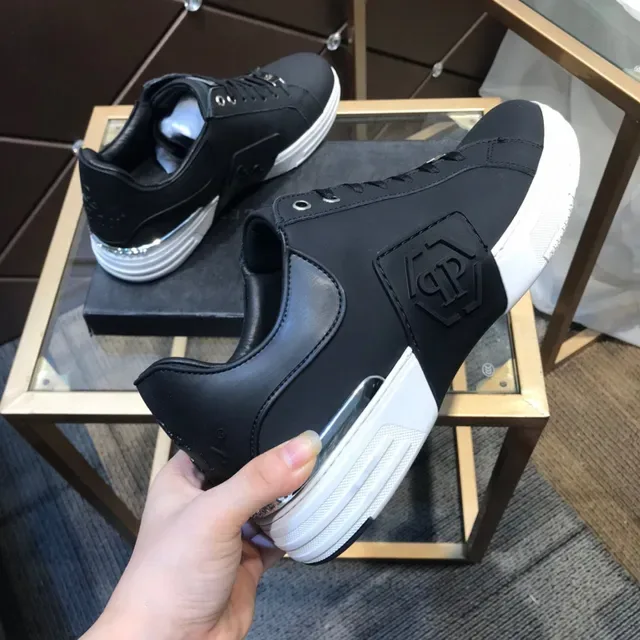 Philipp Plein PP Logo Sneaker Noir et Blanc Lifestyle Sneakers 5