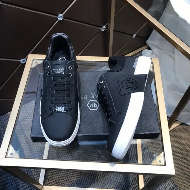 Philipp Plein PP Logo Sneaker Noir et Blanc Lifestyle Sneakers 8