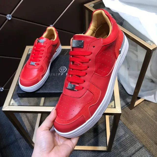 Philipp Plein लाल छिद्रित লাইফস্টাইল স্নিকার্স 2