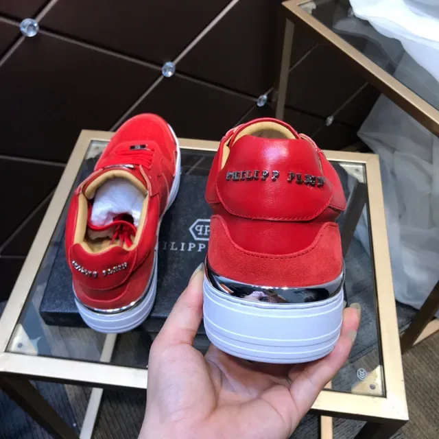 Philipp Plein लाल छिद्रित লাইফস্টাইল স্নিকার্স 5