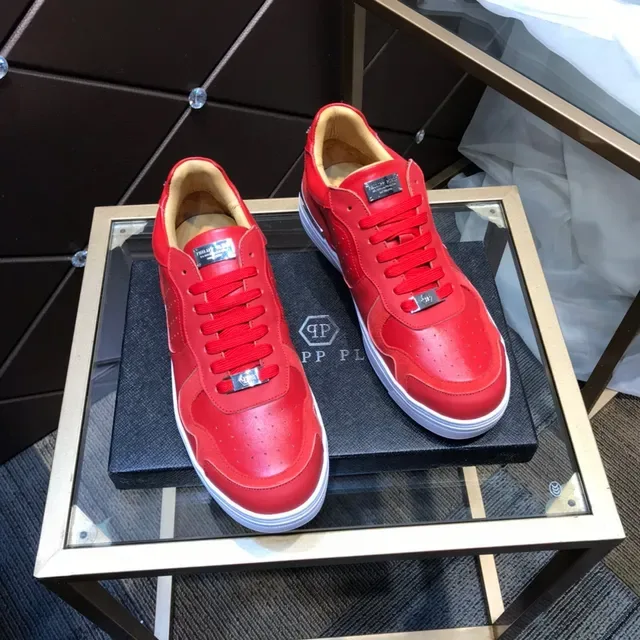Philipp Plein लाल छिद्रित লাইফস্টাইল স্নিকার্স 6