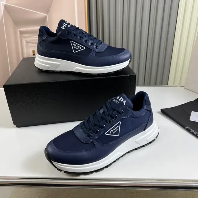 Prada Cloudbust Navy Textile Lifestyle Sneakers 8