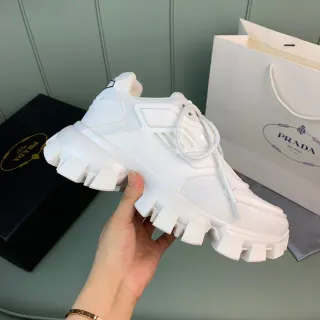 Prada Cloudbust Tênis Chunky Brancos