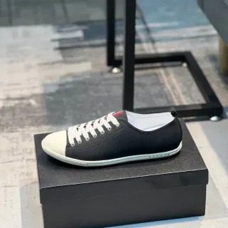 Prada Low-Top Two-Tone Lifestyle Sneaker