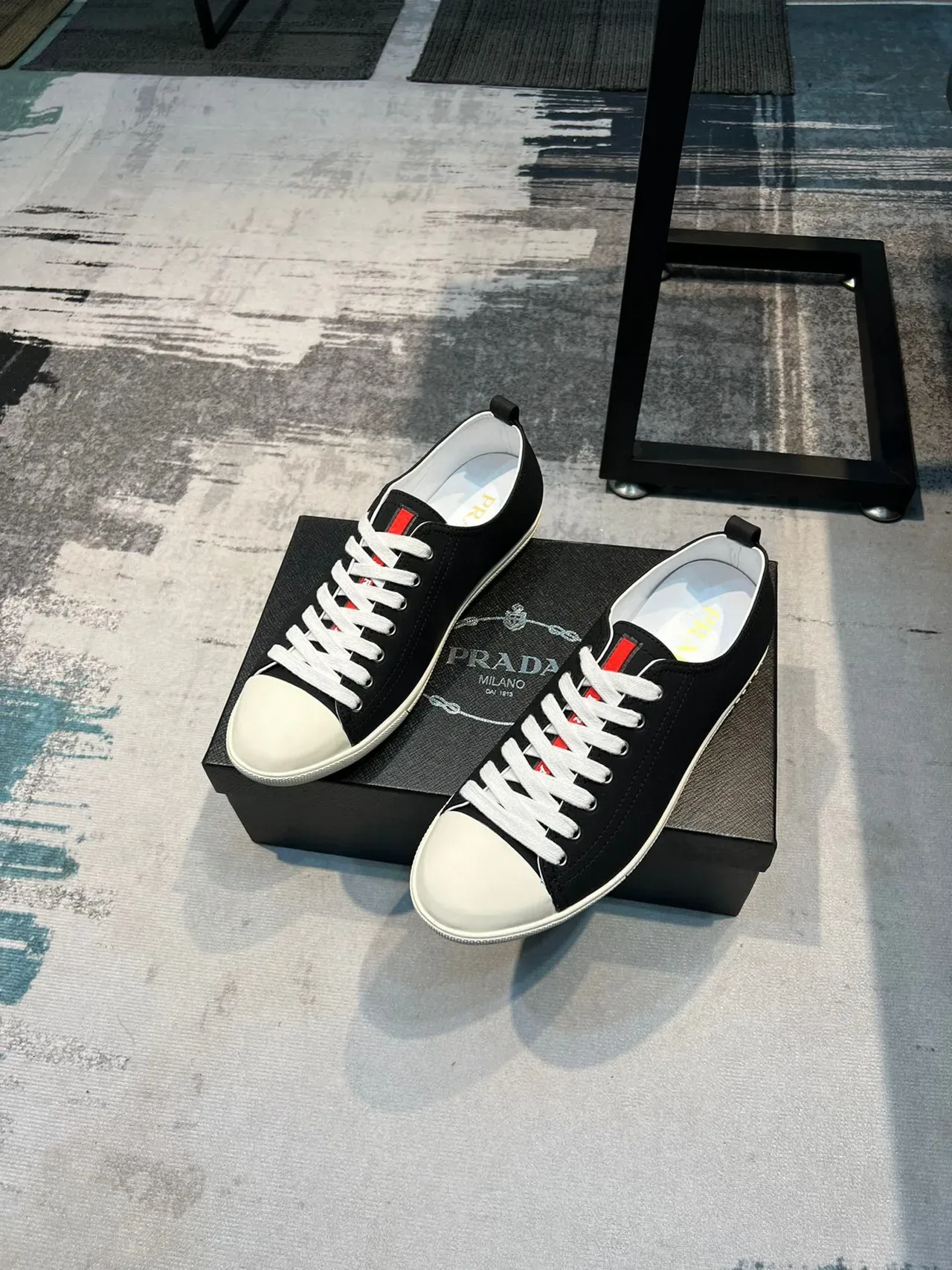 Prada Low-Top Two-Tone Lifestyle Sneaker 5