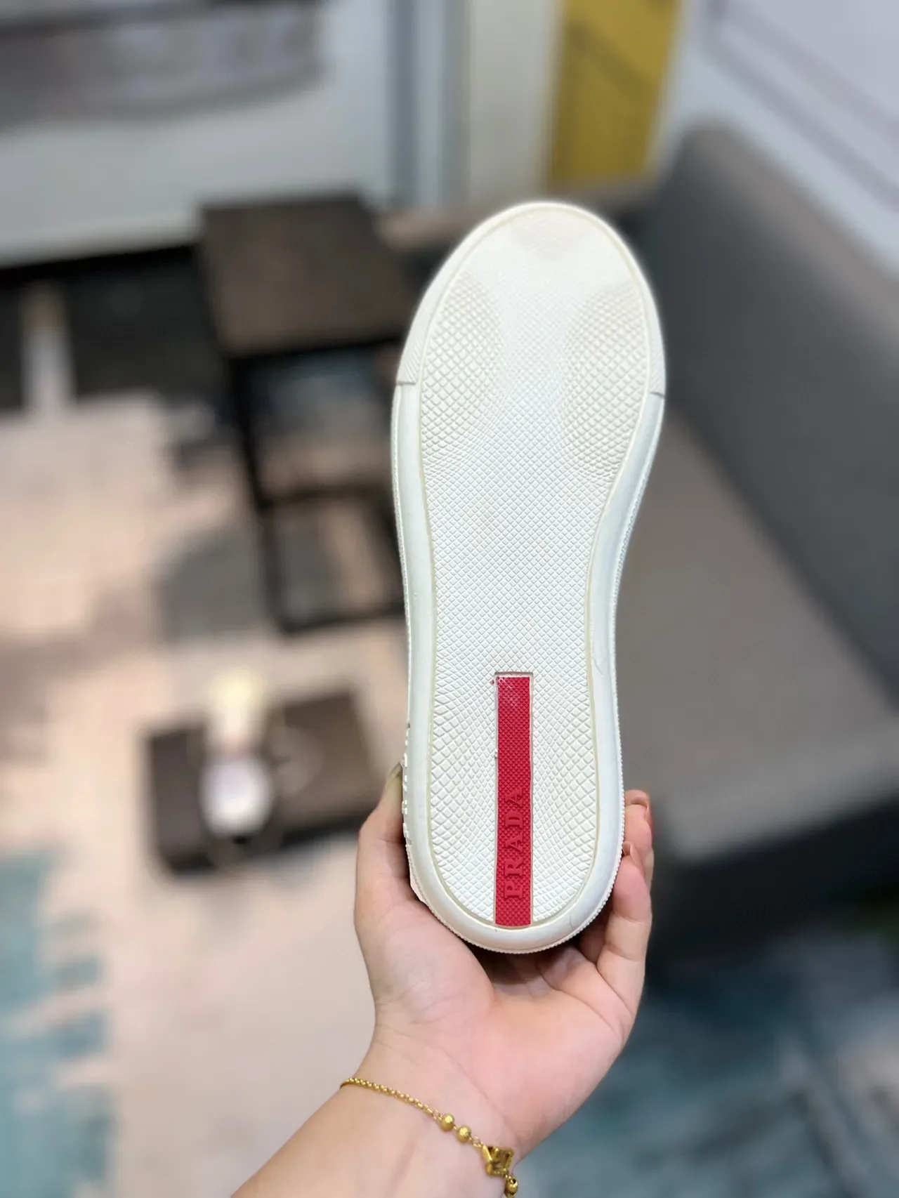 Prada Low-Top Two-Tone Lifestyle Sneaker 9