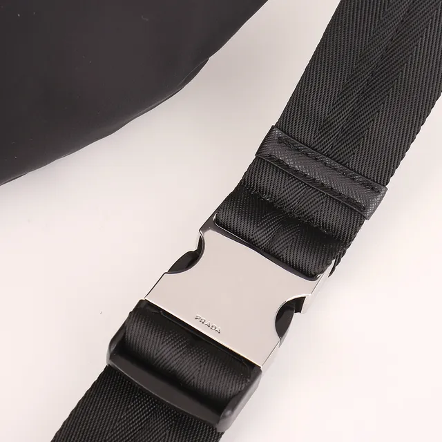 Prada Re-Edition 2005 Black Nylon Fashion Belt Bag 5