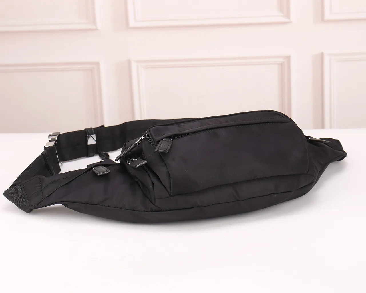 Prada Re-Edition 2005 Black Nylon Fashion Belt Bag 7