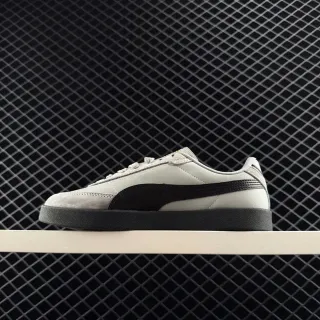 Puma Club II Era लाइट ग्रे और ब्लैक लाइफस्टाइल स्नीकर