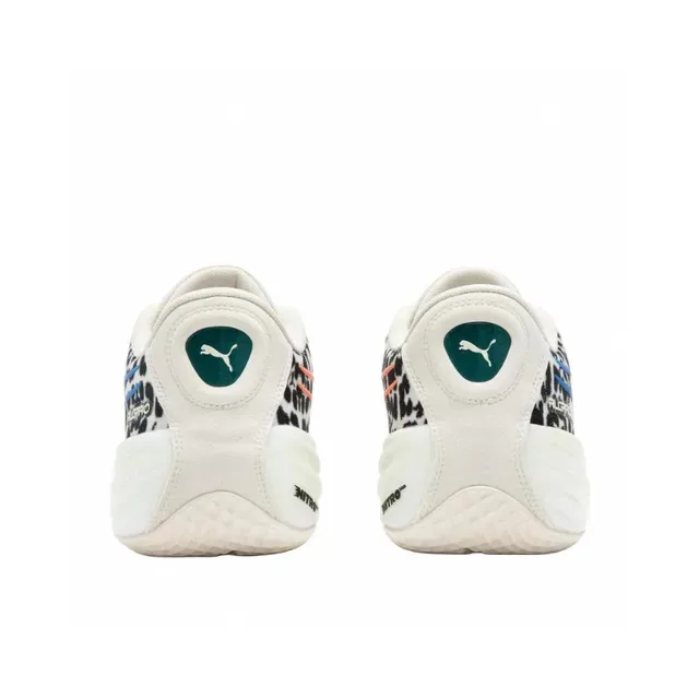 Puma FLURO Leopard Print Off-White Lifestyle Sneakers 6