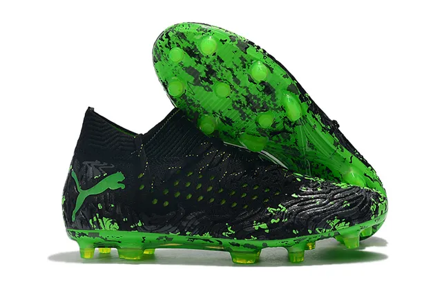 Puma Future Z أصفر فلورسنت أسود أرض صلبة أحذية كرة القدم 3