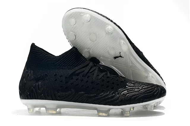 Puma Future Z أصفر فلورسنت أسود أرض صلبة أحذية كرة القدم 4