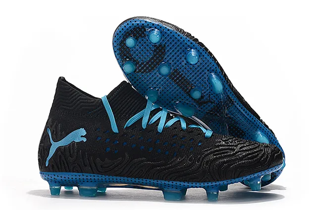 Puma Future Z أصفر فلورسنت أسود أرض صلبة أحذية كرة القدم 7