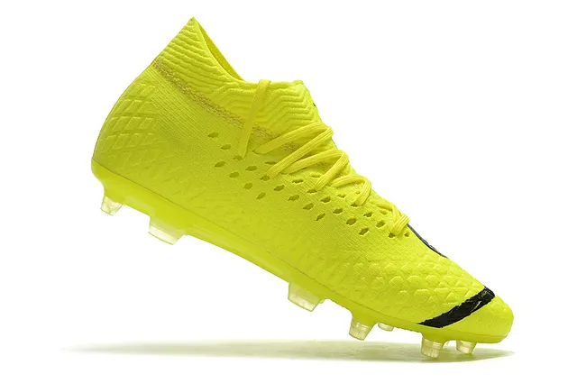 Puma Future Z أصفر فلورسنت أسود أرض صلبة أحذية كرة القدم 11