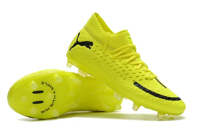 Puma Future Z أصفر فلورسنت أسود أرض صلبة أحذية كرة القدم 17