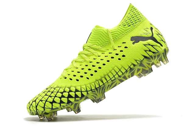 Puma Future Z أصفر فلورسنت أسود أرض صلبة أحذية كرة القدم 21
