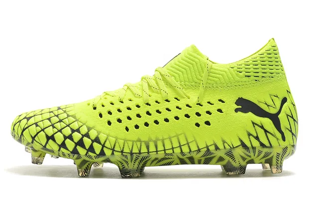 Puma Future Z أصفر فلورسنت أسود أرض صلبة أحذية كرة القدم 22