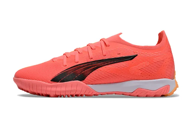 Puma Future Z Laranja Rosa Parte Superior Malha Acanalada Gradiente Formstrip Sapatos de Futebol Turf 8