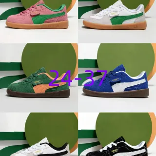 Puma Palermo Pink and Green सुड लाइफस्टाइल स्नीकर