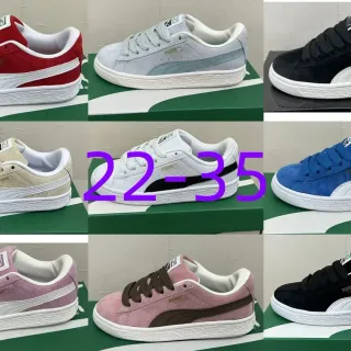 Puma সুয়েড লাল সাদা লাইফস্টাইল স্নিকার