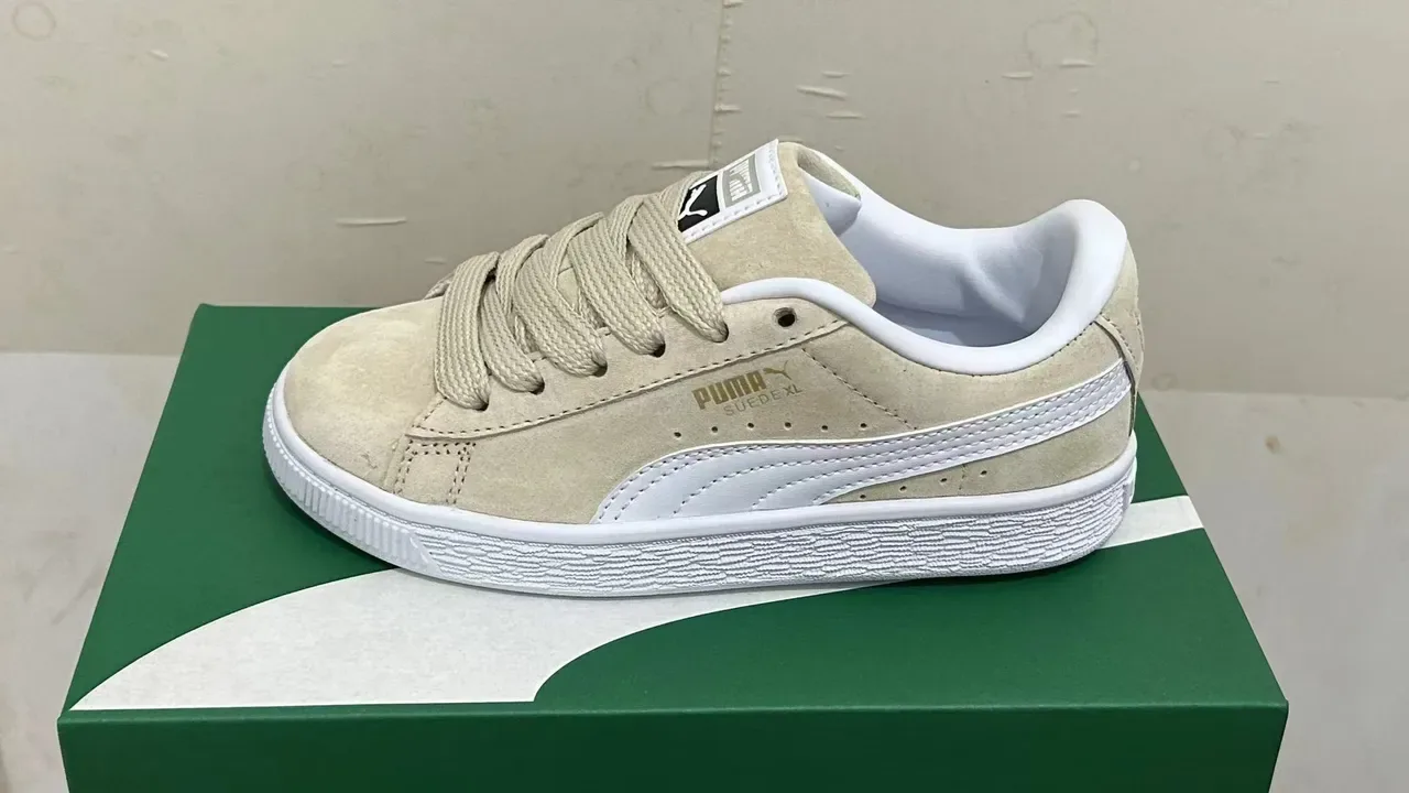 Puma Suede Red White Lifestyle Sneakers 10