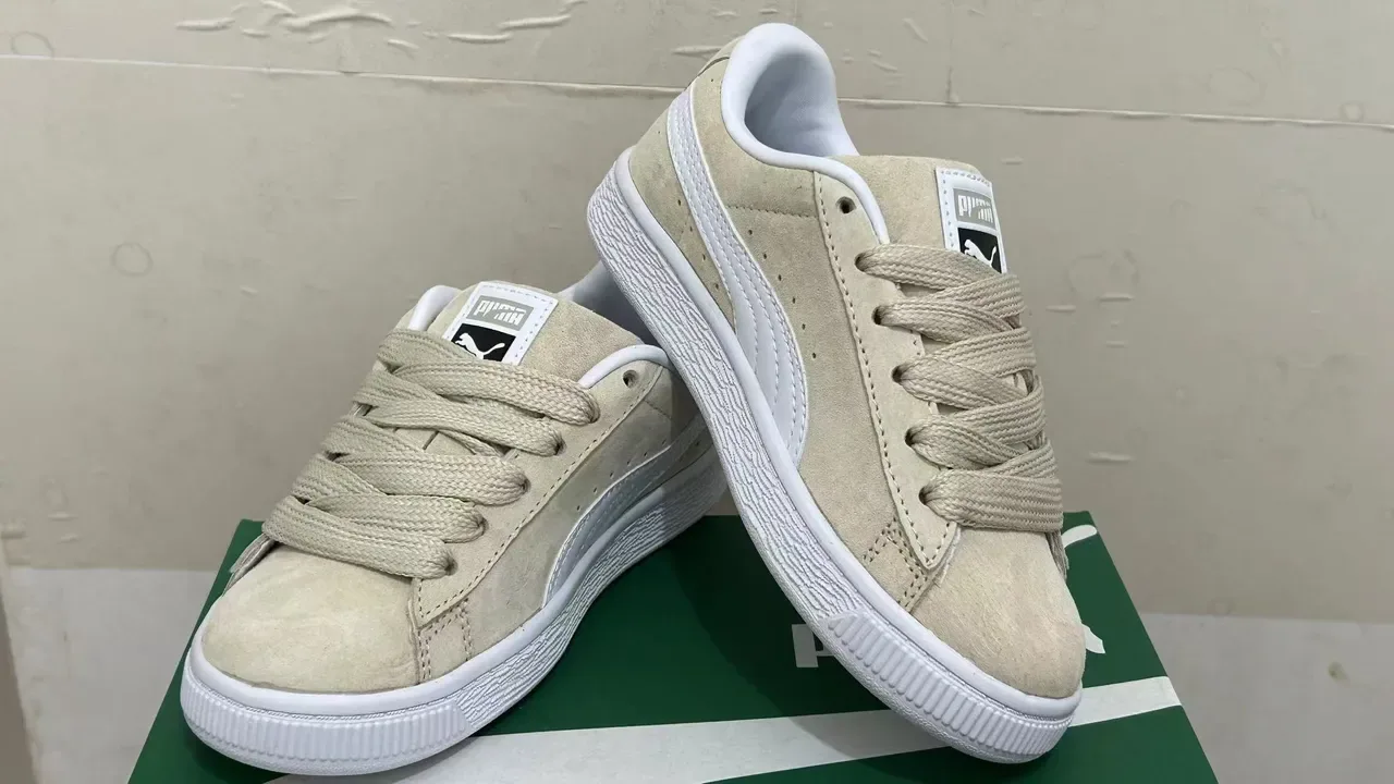 Puma Suede Red White Lifestyle Sneakers 13